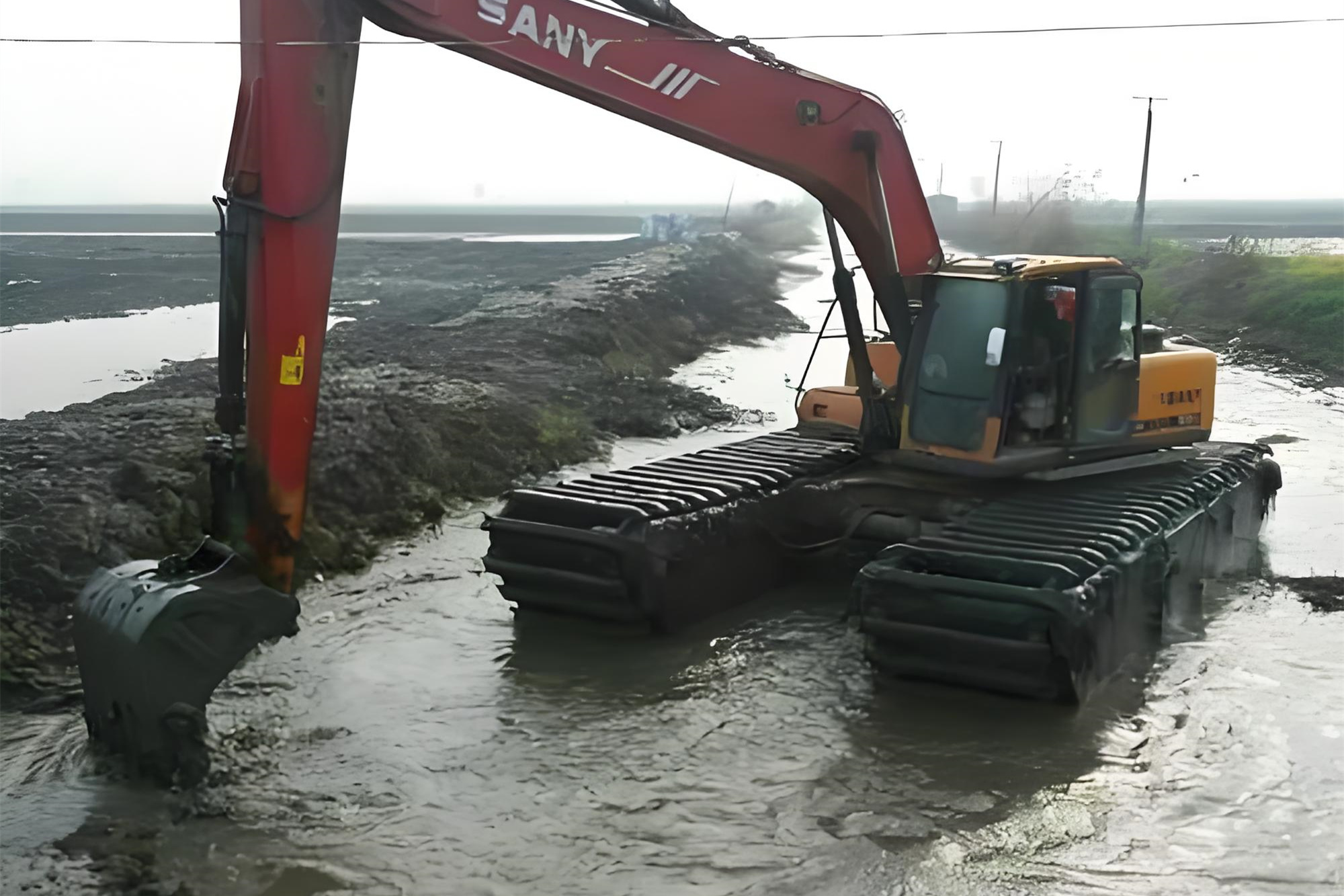 江蘇淮安挖機清淤施工隊 - 鄉村溝渠清淤的施工隊伍哪里找？